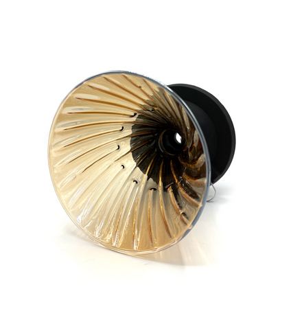 Zaparzacz do kawy 600ml szklany bursztynowy switch dripper + serwer - zestaw