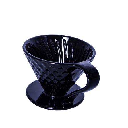 Drip ceramiczny czarny siatka 1-4 filiżanki