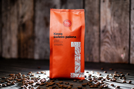 Kawa ziarnista No. 1 Black Shot z rzemieślniczej palarni Quba Caffe - 250g