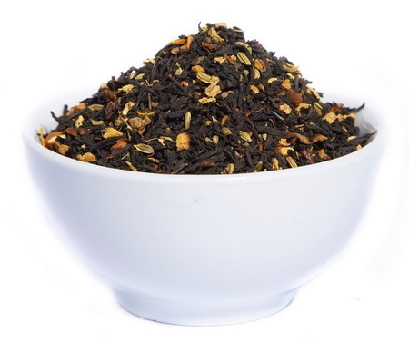 Herbata liściasta czarna z dodatkami Mroźny wieczór 100g Quba Caffe