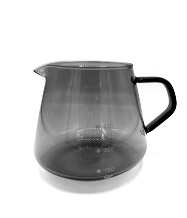 Zaparzacz do kawy 600ml szklany szary switch dripper + serwer - zestaw
