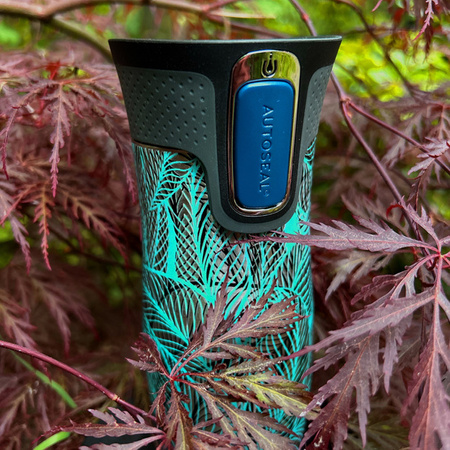 Kubek termiczny Contigo West Loop 470ml - Leaves liście