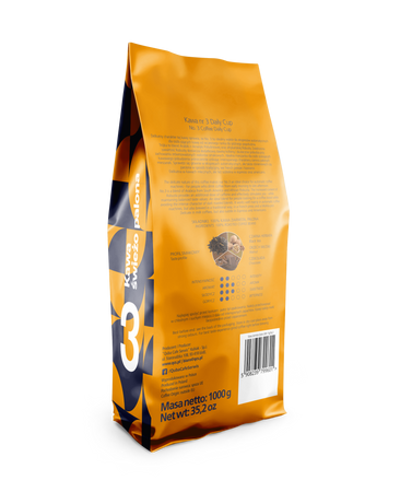 Kawa ziarnista No. 3 Daily Cup z rzemieślniczej palarni Quba Caffe - 1 kg