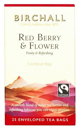 BIRCHALL Herbatka owocowa Red Berry & Flower 25 kopert