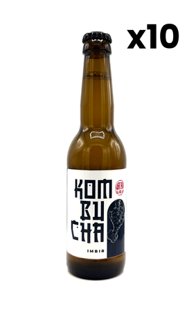 10x Kombucha - Rześki Imbir 330 ml
