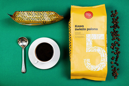 Kawa ziarnista No. 5 Rio Blend z rzemieślniczej palarni Quba Caffe - 250 g