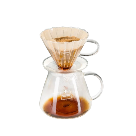 Zestaw Julius Meinl Dripper + Serwer – szklany zestaw do kawy przelewowej pour-over