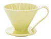 Drip ceramiczny stożkowy Arita FLOWER DRIPPER, kolor żółty, rozmiar: cup4