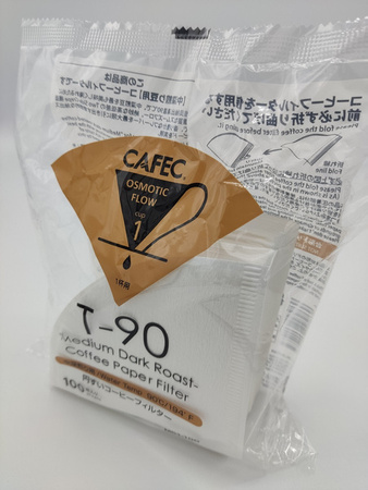 Filtr papierowy CAFEC, stożkowy, MEDIUM Roast, cup1, 100szt.