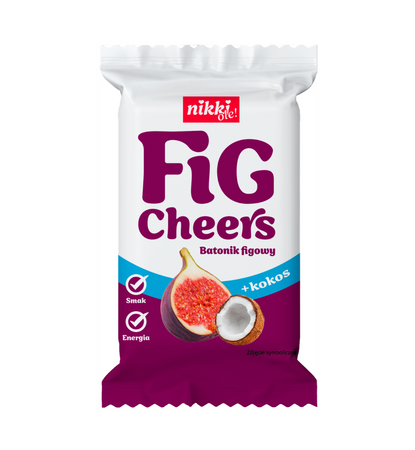 Nikki Ole! Fig Cheers Baton Figowy - kokosowy 25 g