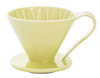 Drip ceramiczny stożkowy Arita FLOWER DRIPPER, kolor żółty, rozmiar: cup1