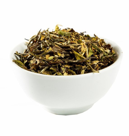 Herbata liściasta biała z dodatkami Słodka Pokusa 50g Quba Caffe