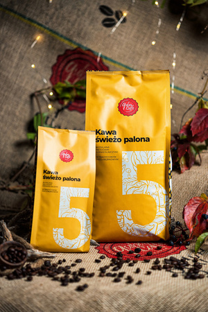 Kawa ziarnista No. 5 Rio Blend z rzemieślniczej palarni Quba Caffe - 250 g