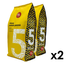 2x 1 kg Kawa ziarnista No. 5 z rzemieślniczej palarni Quba Caffe