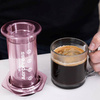 AeroPress Clear Pink - Zaparzacz do kawy różowy 250ml