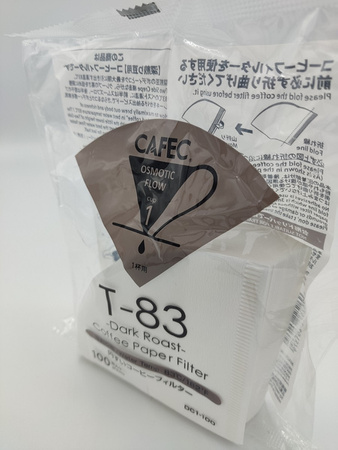 Filtr papierowy CAFEC, stożkowy, DARK Roast, cup1, 100szt.