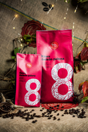 Kawa ziarnista No. 8 Pura Vida z rzemieślniczej palarni Quba Caffe - 250g