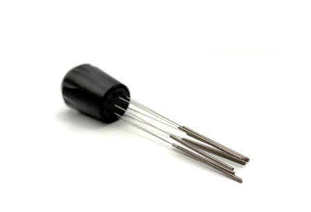 Dystrybutor igłowy do kawy + stojak, uchwyt - czarny