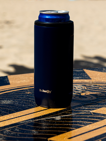 Kubek termiczny na kawę Dr.Bacty Notus 360 ml - granatowy