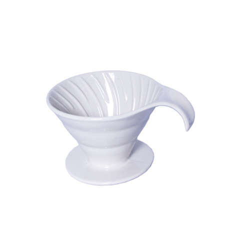 Drip ceramiczny biały 1-4 filiżanki