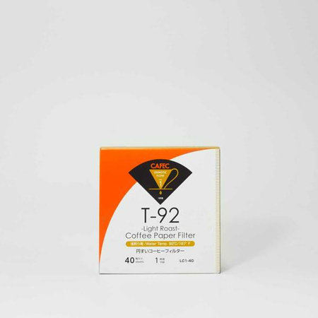 Filtr papierowy CAFEC, stożkowy, LIGHT Roast, biały, cup1, 40szt.