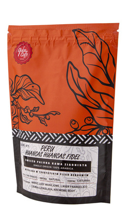 Quba Caffe Kawa ziarnista 250g Speciality Peru Huancas Fidel Natural