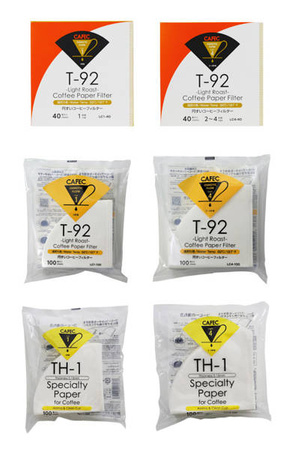 Filtr papierowy CAFEC, stożkowy, LIGHT Roast, biały, cup4, 100szt.