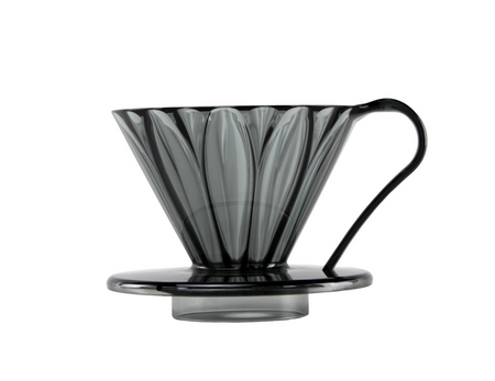 Drip zaparzacz do kawy Tritan Flower Dripper czarny rozmiar: cup1