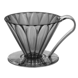 Drip zaparzacz do kawy Tritan Flower Dripper czarny rozmiar: cup4