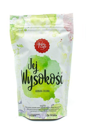 Herbata liściasta zielona z dodatkami Jej Wysokość 100g Quba Caffe