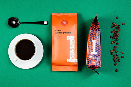 Kawa ziarnista No. 1 Black Shot z rzemieślniczej palarni Quba Caffe - 250g