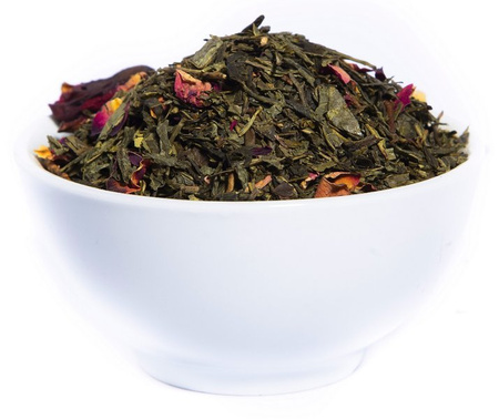 Herbata liściasta zielona z dodatkami Jej Wysokość 100g Quba Caffe