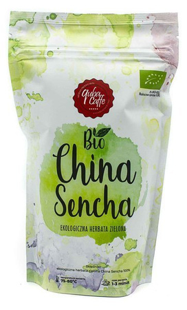 Herbata BIO liściasta zielona China Sencha 100g Quba Caffe