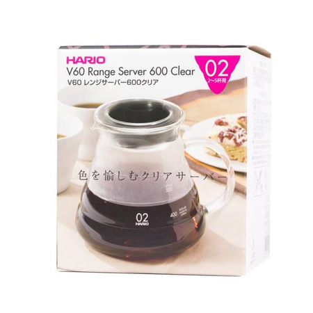 Serwer przezroczysty Hario V60 Range Server 600ml Clear