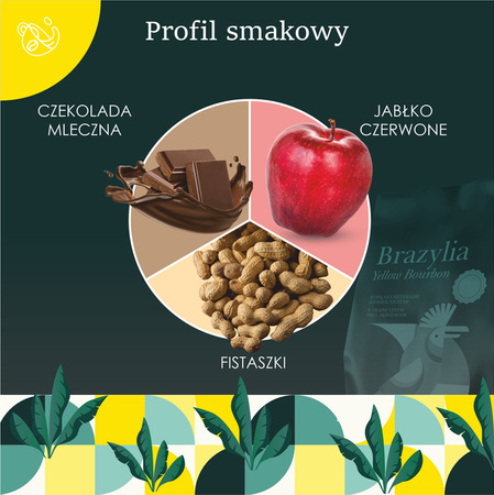 Kawa ziarnista Brazylia Yellow Bourbon 1 kg – Quba Caffe