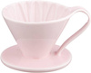 Drip ceramiczny stożkowy Arita FLOWER DRIPPER, kolor różowy, rozmiar: cup1