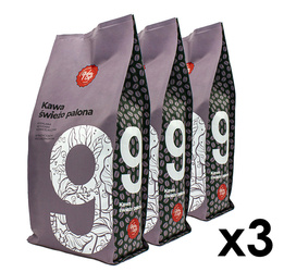 3x 1 kg QUBA CAFFE Kawa mielona No. 9