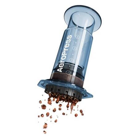 AeroPress Clear Blue - Zaparzacz do kawy niebieski 250ml