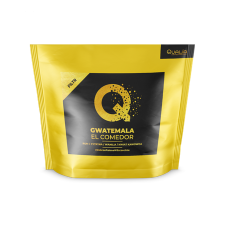 QUALIA CAFFE Kawa ziarnista Specialty Gwatemala el Comedo 250 g